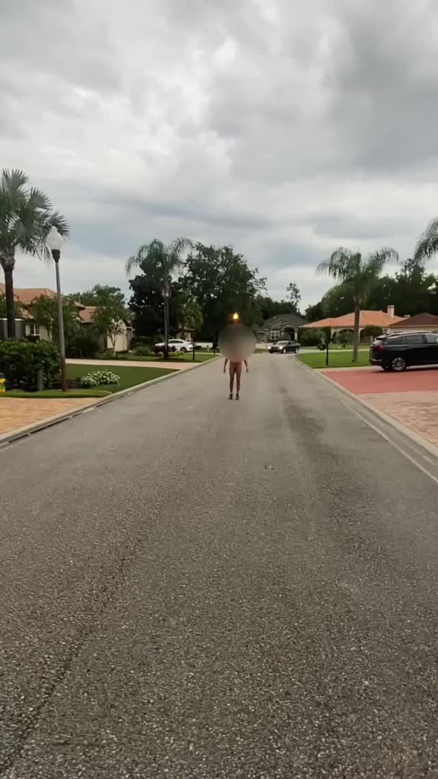 Just out for a naked stroll and got caught