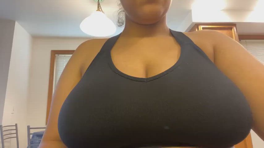 big tits boobs dominican milf tits gif