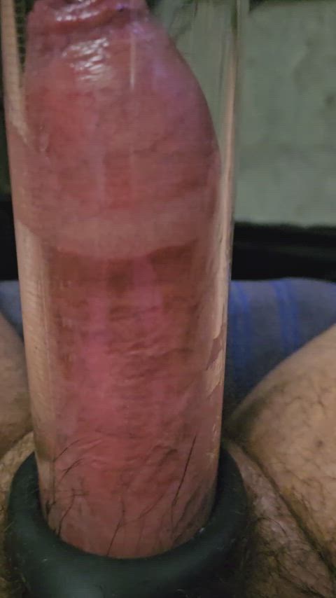 Fat uncut cock milking 3/4