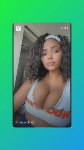 big tits ebony tits gif