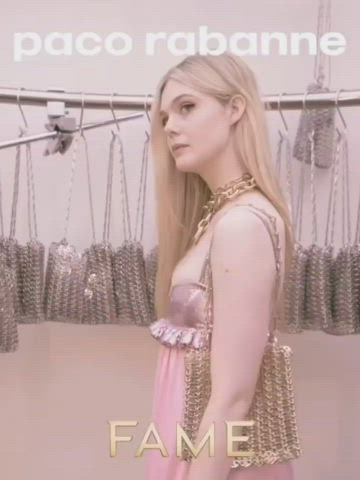 cleavage elle fanning small tits gif