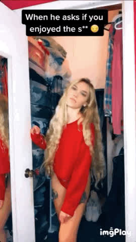 Beautiful Agony Blonde TikTok gif