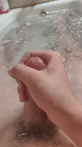 Barely Legal Bath Cock Homemade Male Masturbation gif