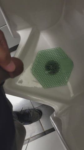 Peeing Public Toilet gif