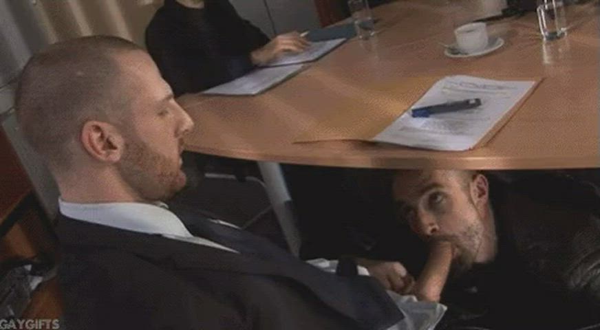 blowjob gay office gif