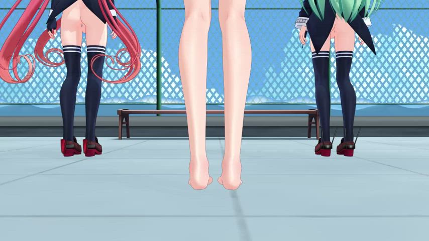 Dancing Futanari Hentai gif