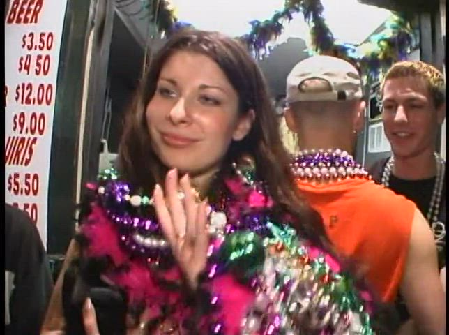 2000s Porn Boobs Exposed Flashing Mardi Gras Natural Tits Public Pussy gif