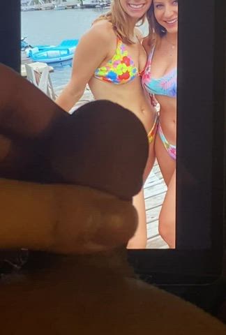 beach cum cumshot tribute gif