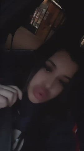 fake lips homemade lips selfie gif