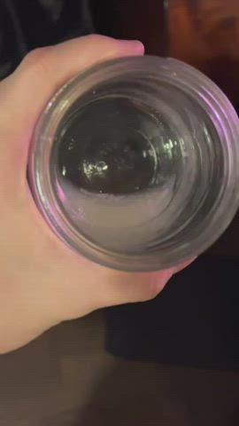 My cum in jar 🥛