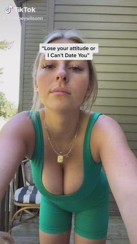 Big Tits Bouncing Tits Cleavage Close Up Tight gif