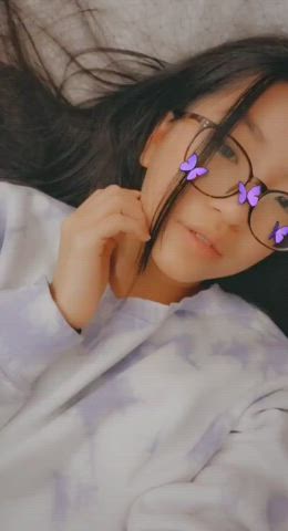 Ahegao Asian Glasses gif