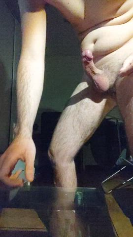 big dick cum cumshot jerk off male masturbation masturbating solo gif