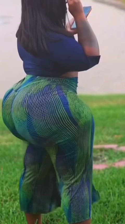 big ass ebony south african goon gif