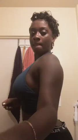 Ebony Bubble Butt Thick gif