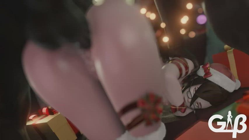 3d anal big ass christmas chubby glasses sfm gif