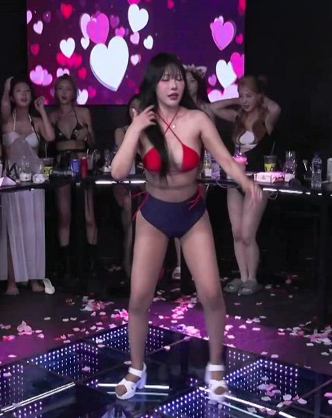 asian big ass big tits bikini korean thick gif
