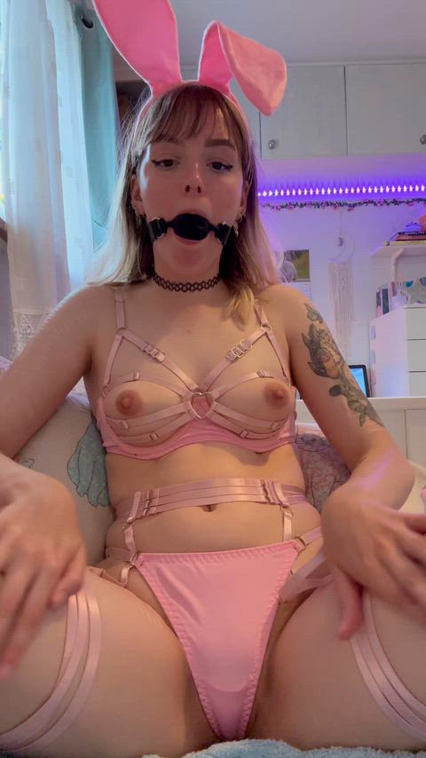 amateur bdsm ball gagged cute gag gagged lingerie onlyfans tease adorable-porn amateur-girls