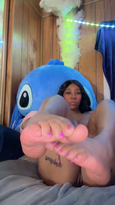 amateur big ass ebony foot fetish homemade nsfw natural tits nude pussy solo gif