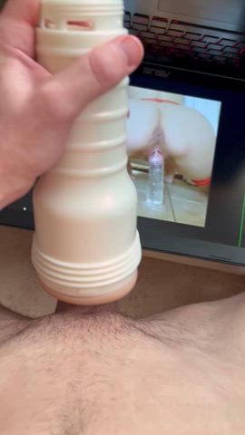 ass asshole big ass big dick cumshot glass toy tribute r/tributeme gif