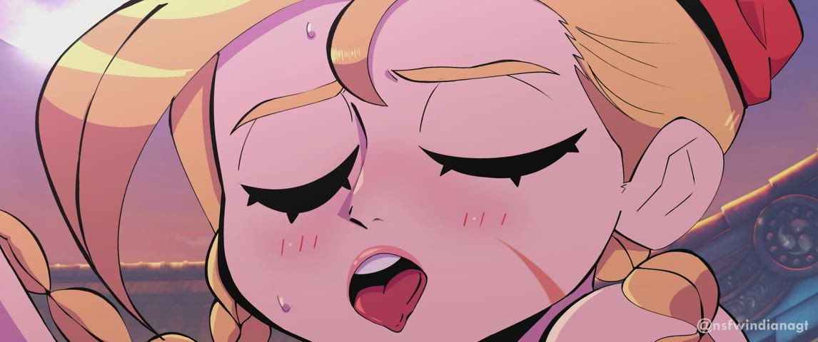 animation anime blonde british english long hair parody pigtails sex gif