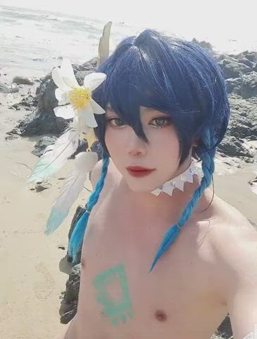 Venti At The Nudist Beach (Velvetchann) [Genshin Impact]