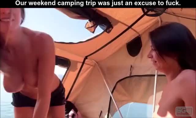 [B/S/Cf] Camping trip threesome
