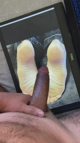 bbc big dick cumshot jerk off soles tribute gif