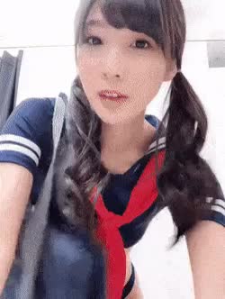 Cute schoolgirl