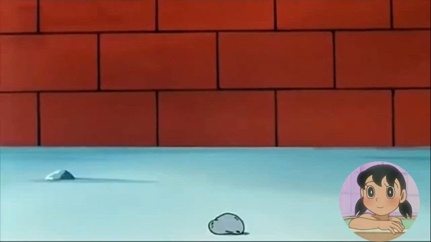 Doraemon and Nobita uses a capsule to travel Shizuka's bathroom!