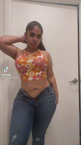 Latina Softcore Thong TikTok Twerking gif