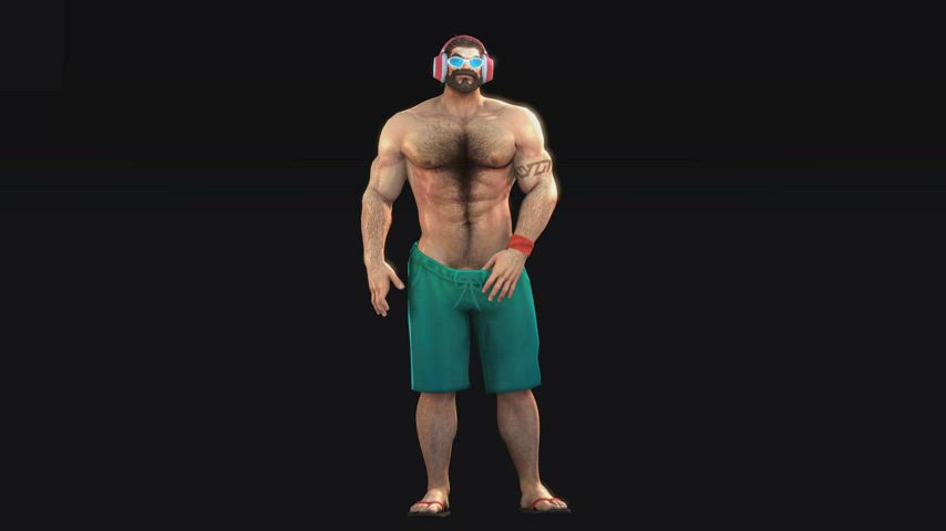 3d hairy muscles parody rule34 sfm gif