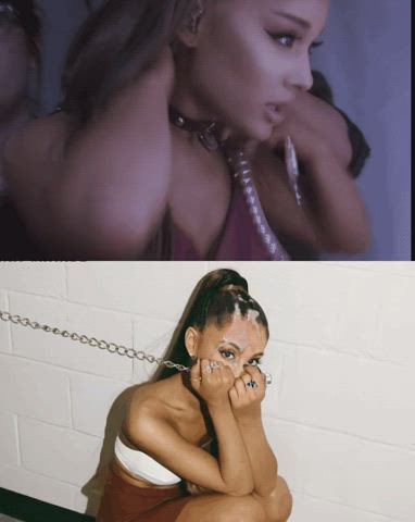 Ariana Grande Cum Fake gif