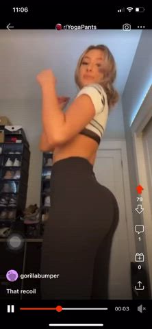 Big Ass Blonde Twerking gif