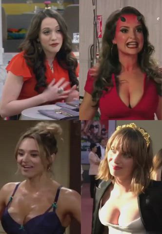 big tits celebrity cleavage compilation huge tits kat dennings milana vayntrub natural