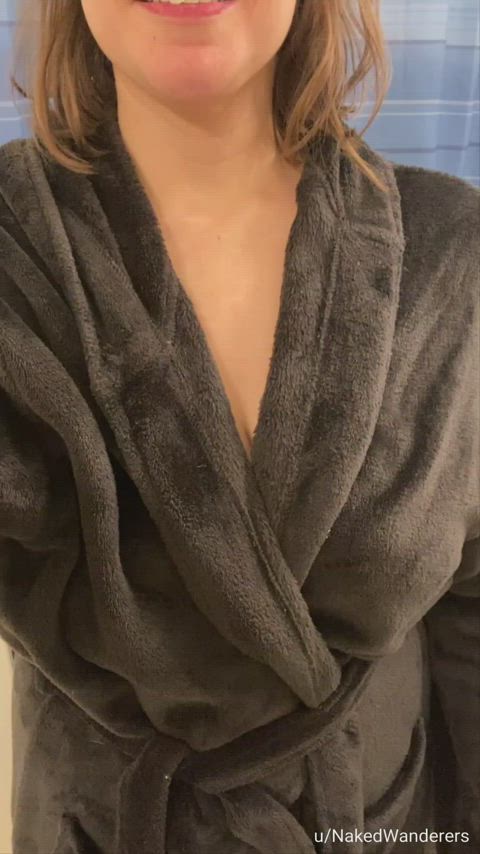 Taking off my robe