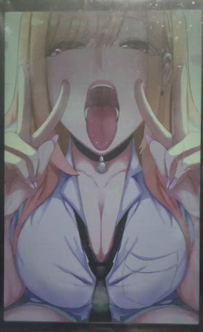 ahegao anime cum cumshot tribute gif