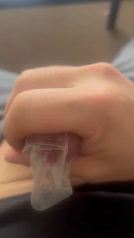 Precum Condom Small Dick Porn GIF by discrete030