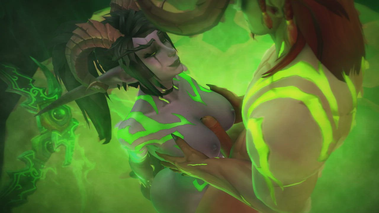 Animation Fantasy Monster Girl Titty Fuck gif