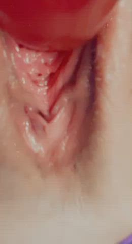 Close view wet pussy !