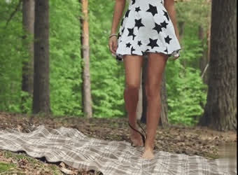 Cute Dress Fetish Outdoor Panties Softcore Teen gif