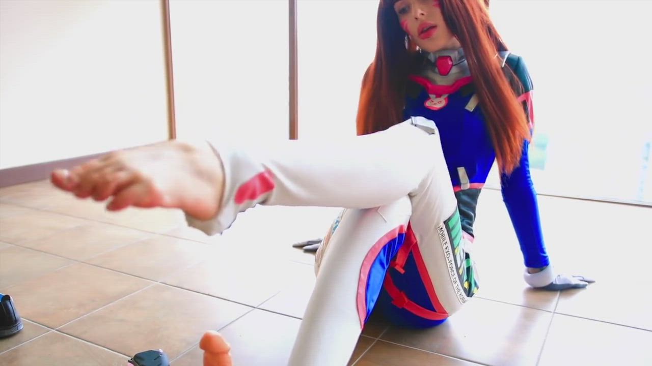 Brunette Camel Toe Cosplay Feet Fetish Footjob Teen Porn GIF by porgonzo