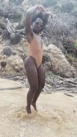 Ass Celebrity Ebony gif