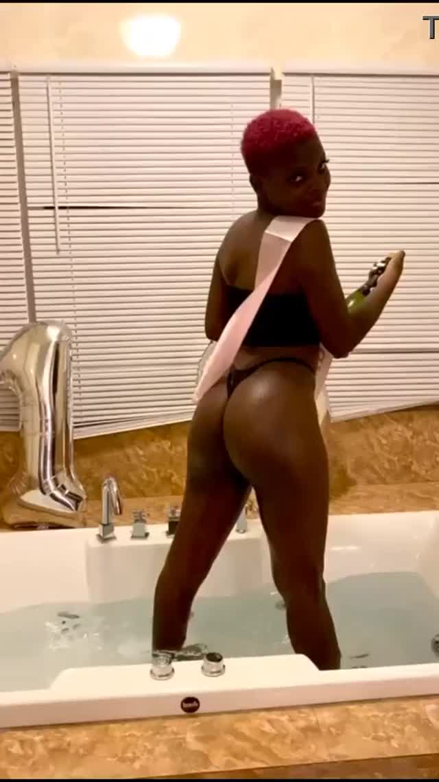 Ebony teen birthday dance