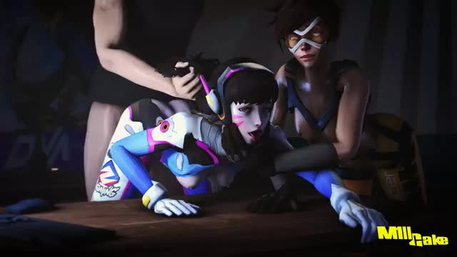 2314330 - D.Va M1llcake Overlook Tracer animated source_filmmaker webm