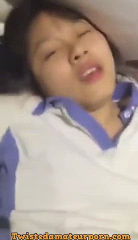 amateur asian screaming virgin gif