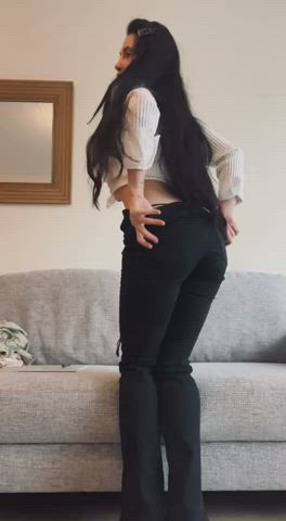 ass big tits jeans gif