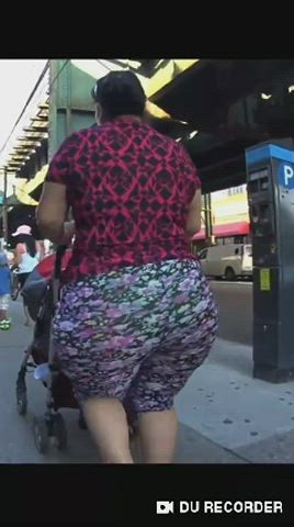 Ass Big Ass Booty Candid Jiggling Spanish Thick gif