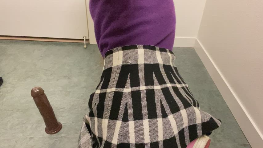 bbc ballbusting chastity femboy sissy gif