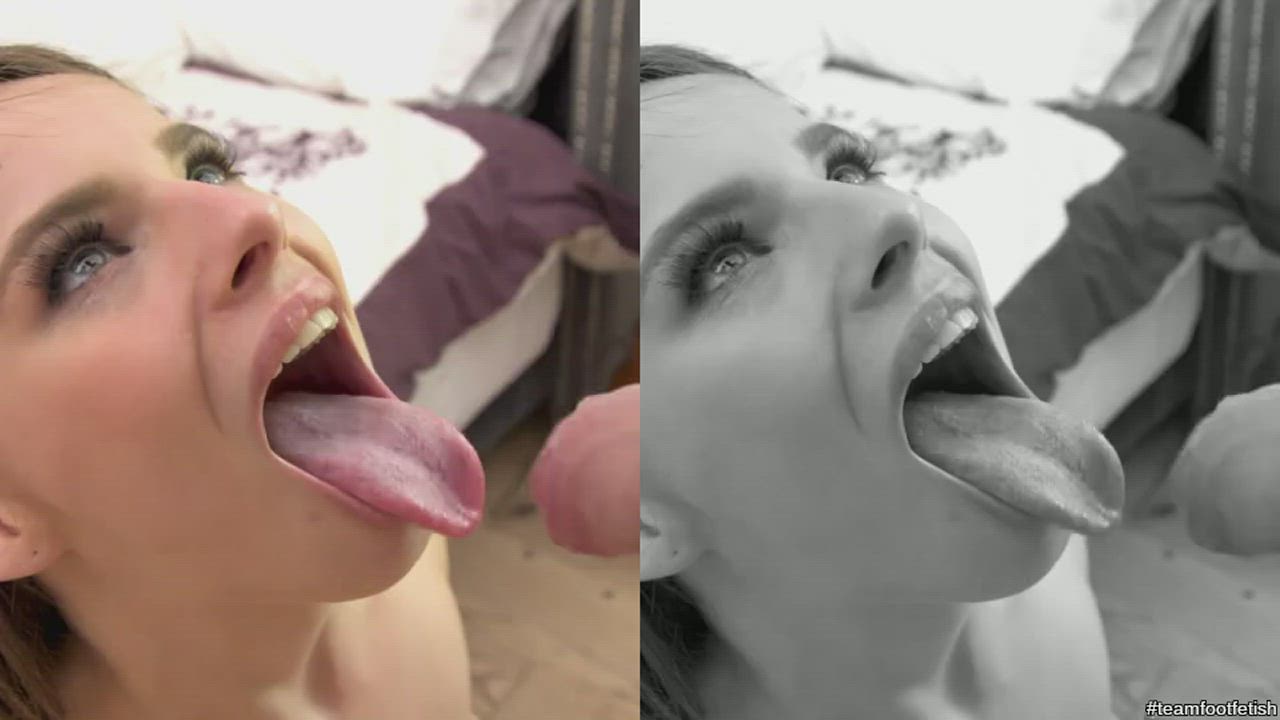 Blowjob Cumshot Jillian Janson gif